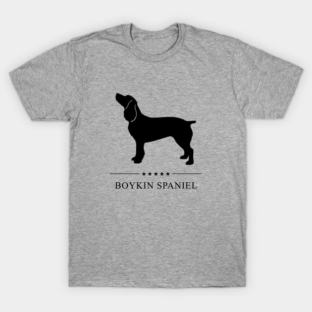 Boykin Spaniel Black Silhouette T-Shirt by millersye